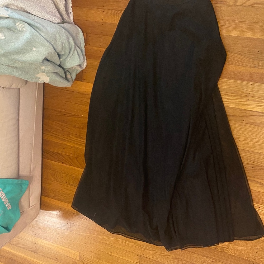 Adrianna Papell Elegant Black Maxi Skirt